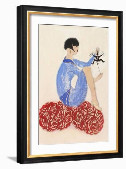 Littleman Series I-Susan Adams-Framed Giclee Print