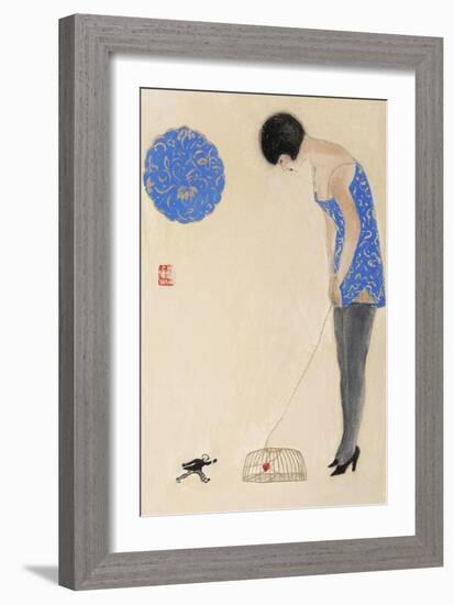 Littleman Series IV-Susan Adams-Framed Giclee Print