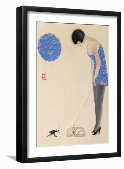 Littleman Series IV-Susan Adams-Framed Giclee Print