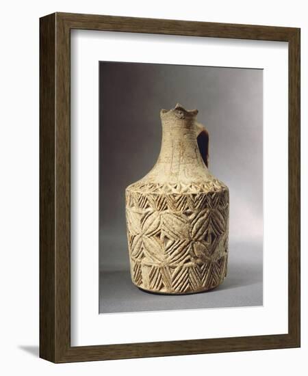 Liturgical Vase Used for Christening Decorated with Crosses-null-Framed Giclee Print