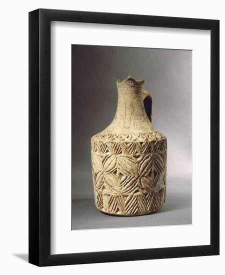 Liturgical Vase Used for Christening Decorated with Crosses-null-Framed Giclee Print