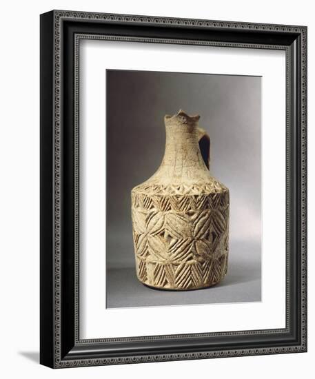 Liturgical Vase Used for Christening Decorated with Crosses-null-Framed Giclee Print