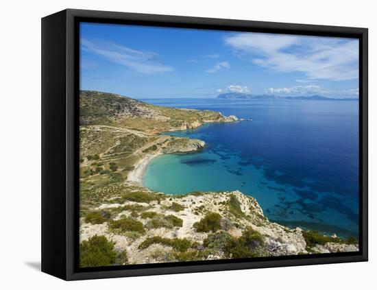 Livadi Beach, Donoussa, Cyclades, Aegean, Greek Islands, Greece, Europe-Tuul-Framed Premier Image Canvas