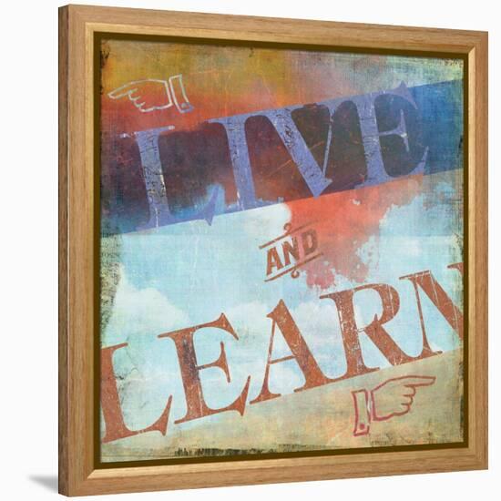 Live and Learn-Sloane Addison  -Framed Stretched Canvas