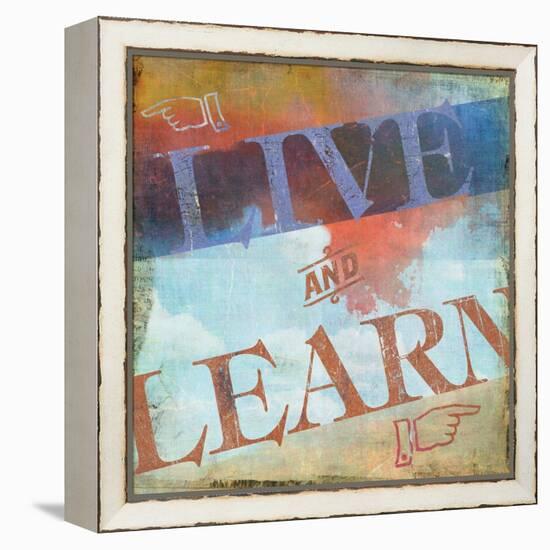 Live and Learn-Sloane Addison  -Framed Stretched Canvas