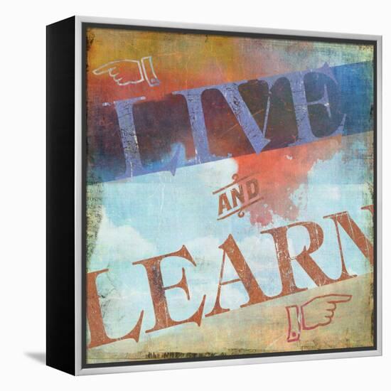 Live and Learn-Sloane Addison  -Framed Stretched Canvas