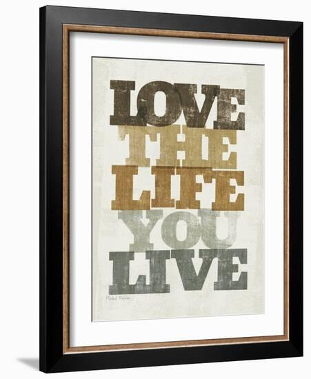 Live and Love II-null-Framed Art Print