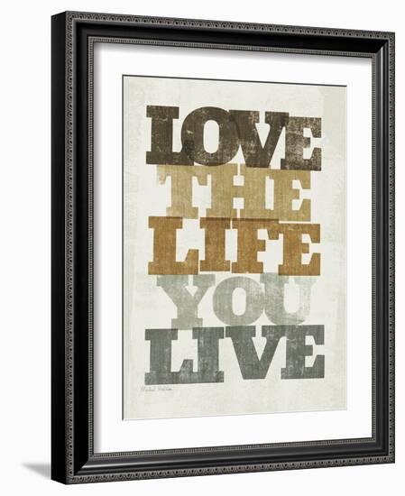 Live and Love II-null-Framed Art Print