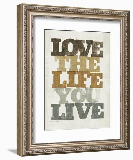 Live and Love II-null-Framed Art Print