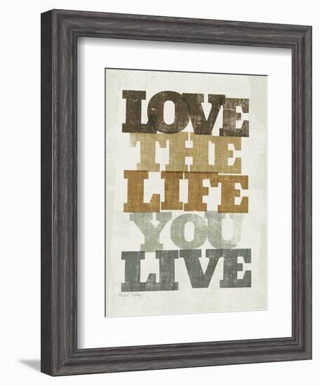 Live and Love II-null-Framed Art Print