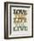 Live and Love II-null-Framed Art Print