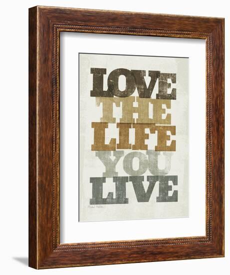 Live and Love II-null-Framed Art Print