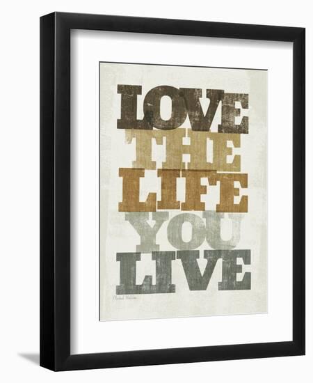 Live and Love II-null-Framed Art Print