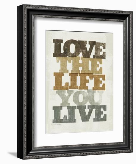 Live and Love II-null-Framed Art Print