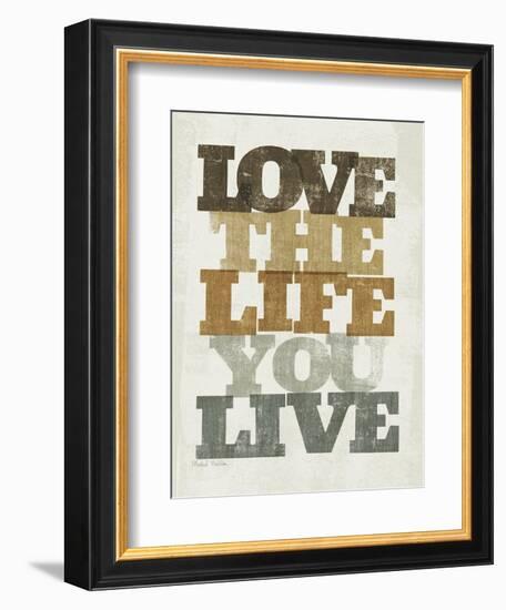 Live and Love II-null-Framed Art Print