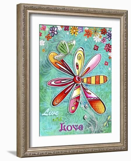 Live and Love-Megan Duncanson-Framed Giclee Print