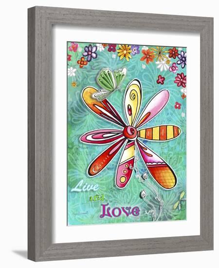 Live and Love-Megan Duncanson-Framed Giclee Print