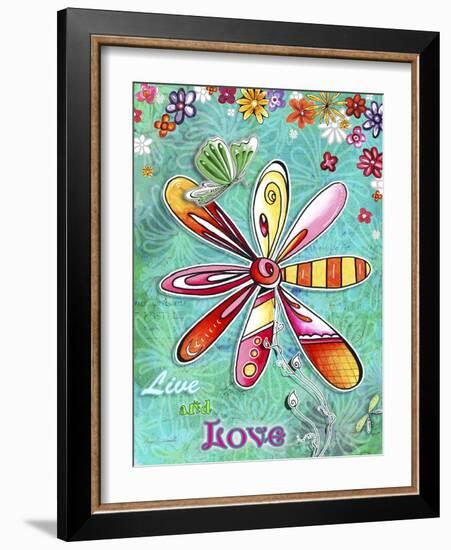 Live and Love-Megan Duncanson-Framed Giclee Print