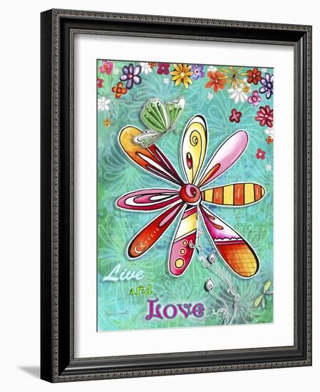 Live and Love-Megan Duncanson-Framed Giclee Print