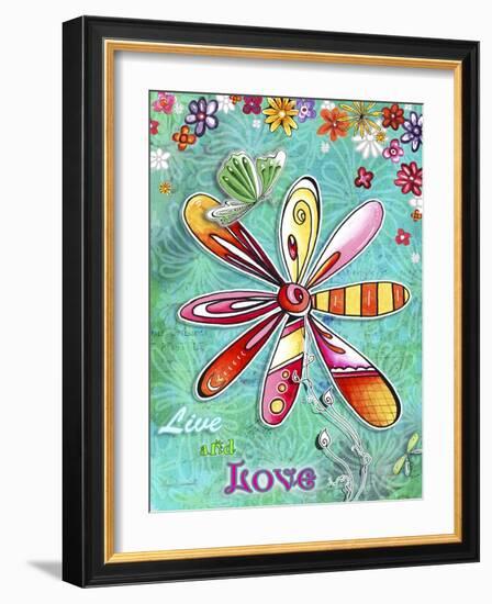 Live and Love-Megan Duncanson-Framed Giclee Print