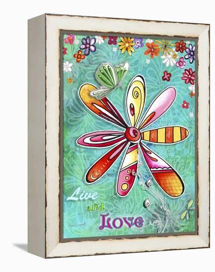 Live and Love-Megan Duncanson-Framed Premier Image Canvas