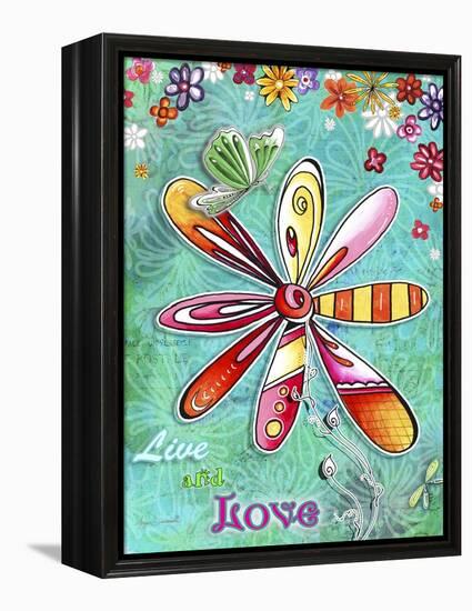 Live and Love-Megan Duncanson-Framed Premier Image Canvas