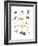 Live Beautifully BW-Sara Zieve Miller-Framed Premium Giclee Print