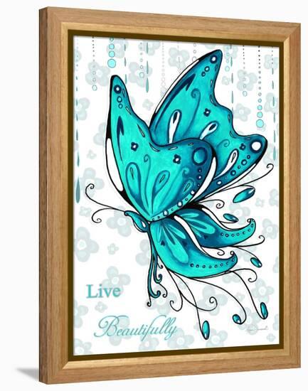 Live Beautifully-Megan Duncanson-Framed Premier Image Canvas