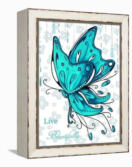 Live Beautifully-Megan Duncanson-Framed Premier Image Canvas