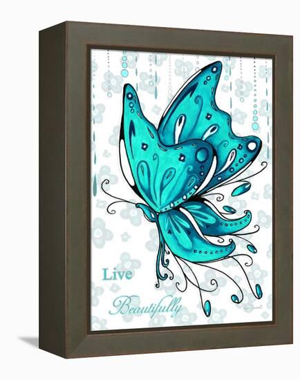 Live Beautifully-Megan Duncanson-Framed Premier Image Canvas