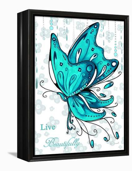 Live Beautifully-Megan Duncanson-Framed Premier Image Canvas