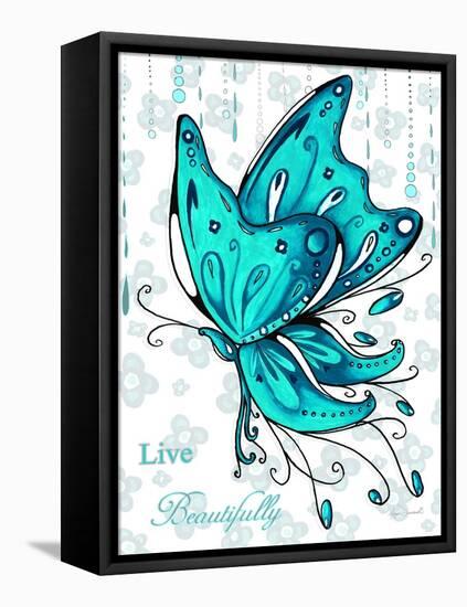 Live Beautifully-Megan Duncanson-Framed Premier Image Canvas