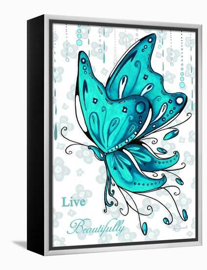 Live Beautifully-Megan Duncanson-Framed Premier Image Canvas