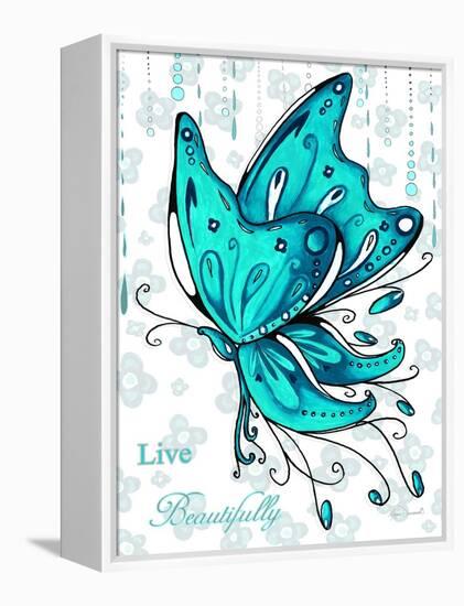 Live Beautifully-Megan Duncanson-Framed Premier Image Canvas