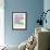 Live Colourfully - Patchwork-null-Framed Giclee Print displayed on a wall