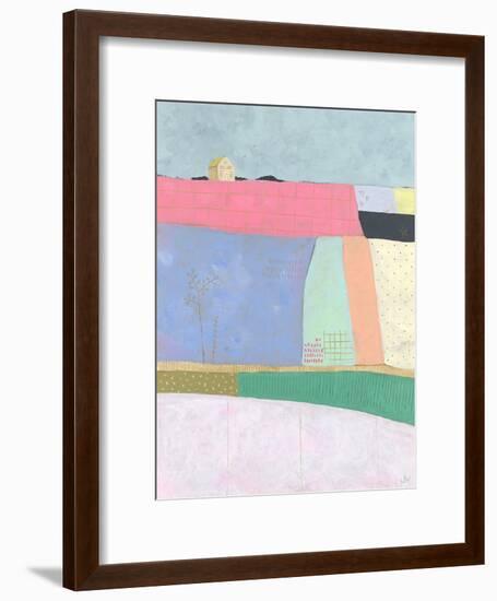 Live Colourfully - Patchwork-null-Framed Giclee Print