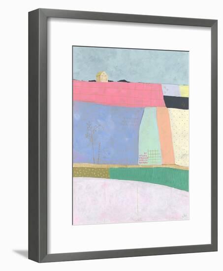 Live Colourfully - Patchwork-null-Framed Giclee Print