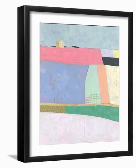 Live Colourfully - Patchwork-Joelle Wehkamp-Framed Art Print