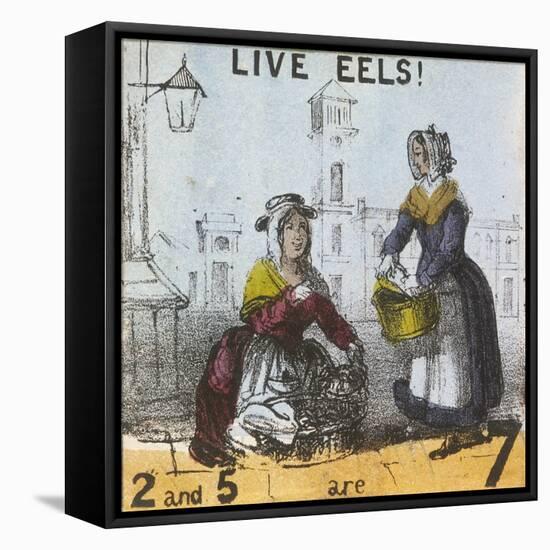 Live Eels!, Cries of London, C1840-TH Jones-Framed Premier Image Canvas