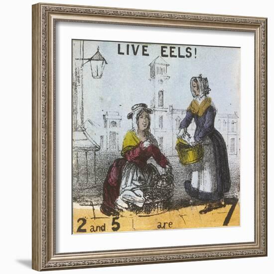 Live Eels!, Cries of London, C1840-TH Jones-Framed Giclee Print