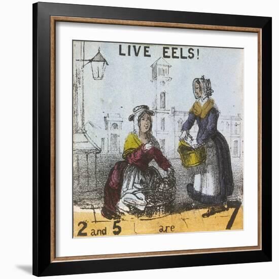 Live Eels!, Cries of London, C1840-TH Jones-Framed Giclee Print