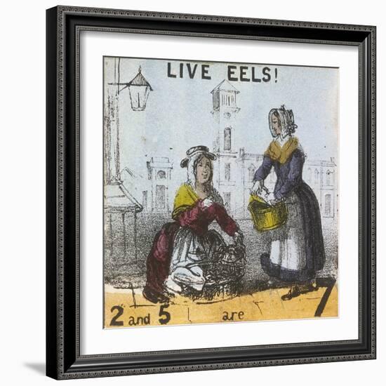 Live Eels!, Cries of London, C1840-TH Jones-Framed Giclee Print