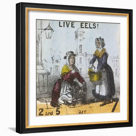 Live Eels!, Cries of London, C1840-TH Jones-Framed Giclee Print