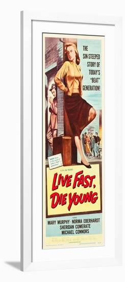 LIVE FAST, DIE YOUNG, Mary Murphy (front), 1958-null-Framed Art Print