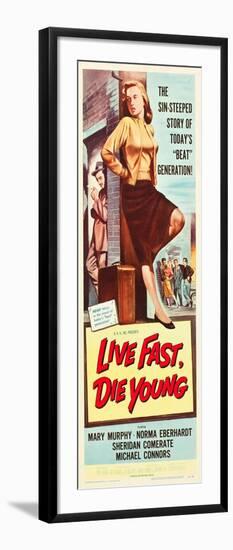 LIVE FAST, DIE YOUNG, Mary Murphy (front), 1958-null-Framed Art Print