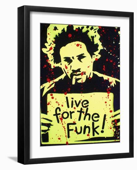 Live for the Funk-Abstract Graffiti-Framed Giclee Print