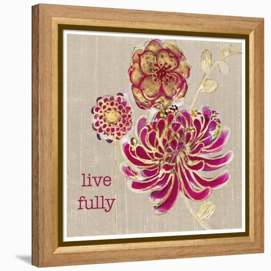 Live Fully-Bella Dos Santos-Framed Stretched Canvas