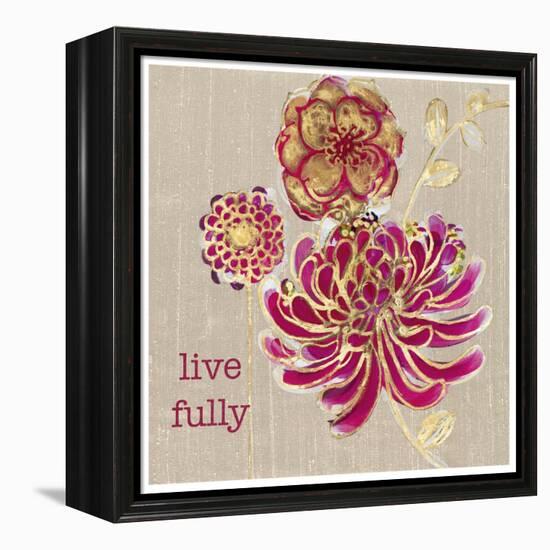 Live Fully-Bella Dos Santos-Framed Stretched Canvas