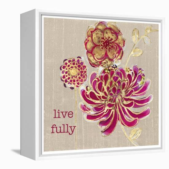 Live Fully-Bella Dos Santos-Framed Stretched Canvas