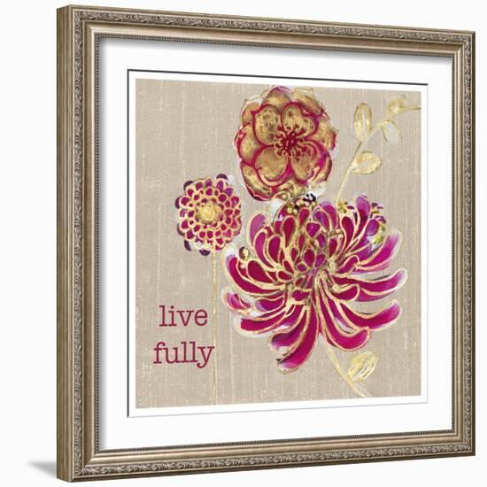 Live Fully-Bella Dos Santos-Framed Art Print